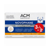 Pachet pentru unghii si par Novophane, 3 x 60 capsule, ACM