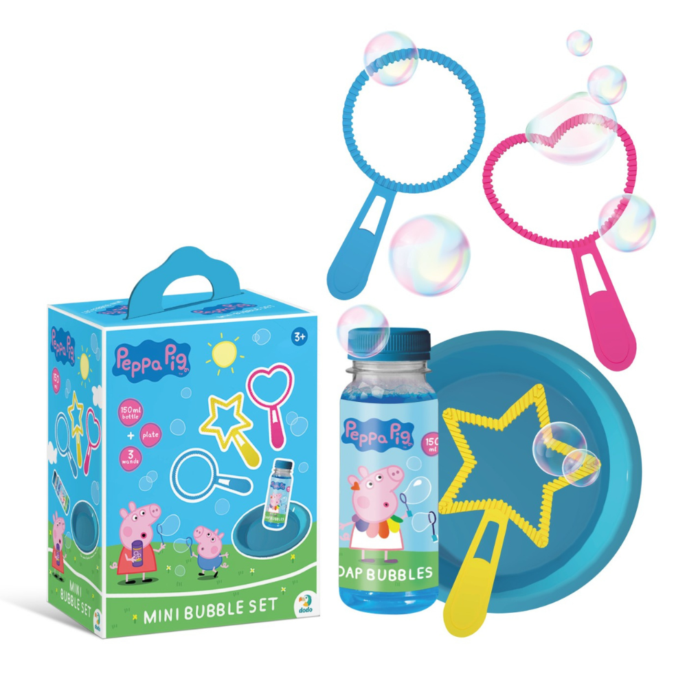 Set mini baloane de sapun Peppa Pig, 3 ani+, 150 ml, Nickelodeon