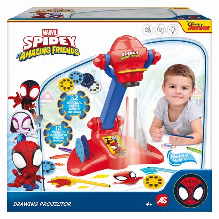 Proiector de pictura Spidey, 3 ani+, AS 702009