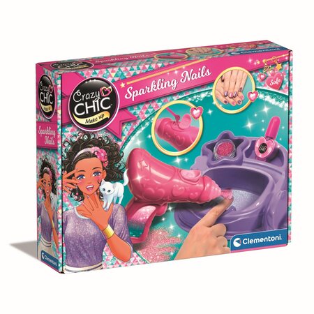 Set de unghii Fantastic Crazy Chic, 6 ani+, Clementoni 702017
