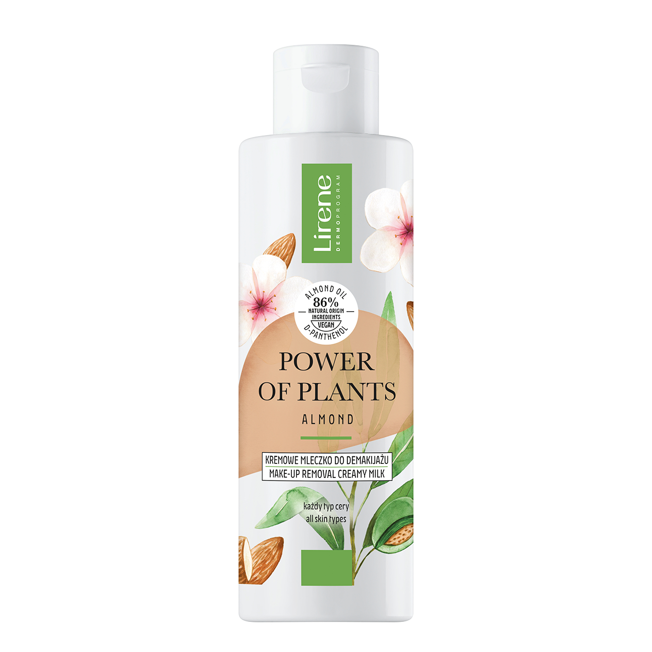 Lapte cremos pentru indepartarea machiajului Power of Plants, 200 ml, Lirene