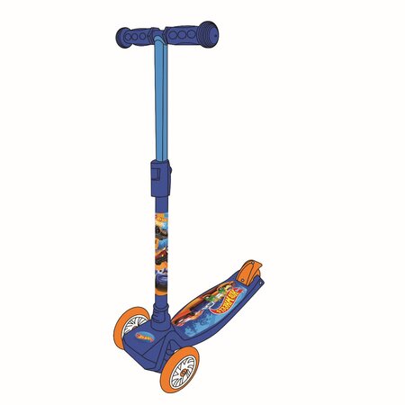 Trotineta cu 3 roti Hot Wheels, 3 ani+, AS 702036