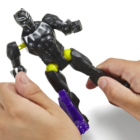 Figurina Marvel Avengers  Black Panther MixMashers, 12 cm, 4 ani+, Hasbro 702063