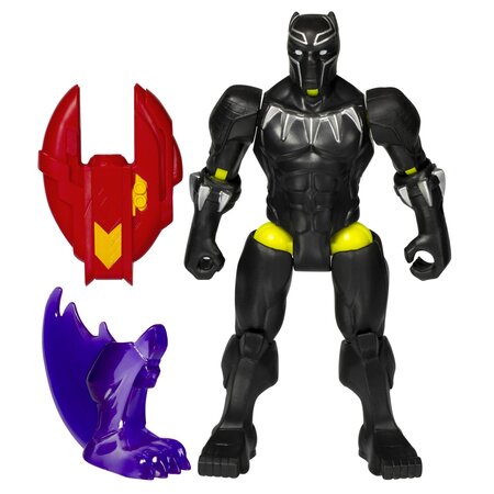 Figurina Marvel Avengers  Black Panther MixMashers, 12 cm, 4 ani+, Hasbro 702059