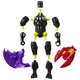 Figurina Marvel Avengers  Black Panther MixMashers, 12 cm, 4 ani+, Hasbro 702062