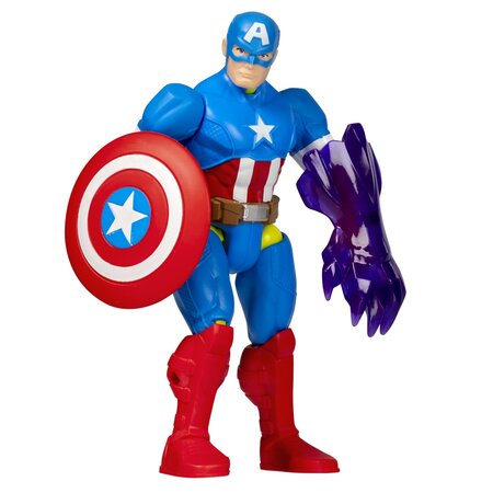 Figurina Marvel Avengers Captain America MixMashers, 4 ani+, Hasbro 702075