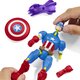 Figurina Marvel Avengers Captain America MixMashers, 4 ani+, Hasbro 702072