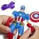Figurina Marvel Avengers Captain America MixMashers, 4 ani+, Hasbro 702071
