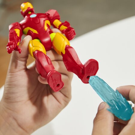 Figurina Marvel Avengers Iron Man MixMashers, 12 cm, 4 ani+, Hasbro 702082