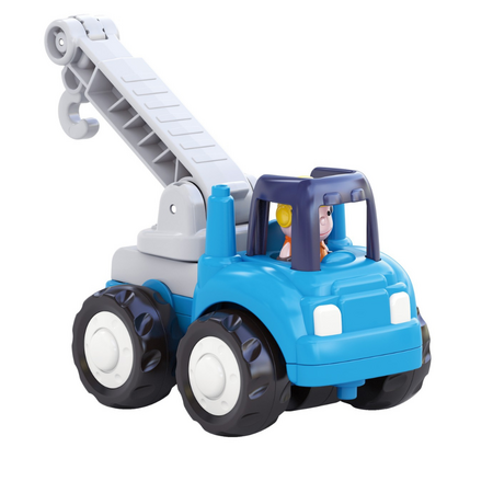 Masinuta de constructii cu frictiune, Diverse Modele, 18 luni+, 1 bucata, Hola 702157