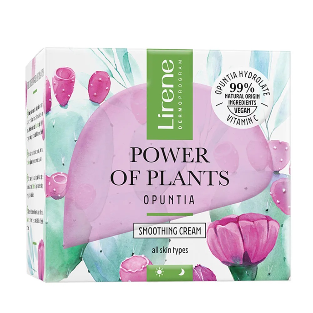 Crema cu efect netezitor de zi si noapte Power of Plants, 50 ml, Lirene