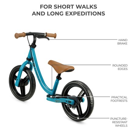 Bicicleta fara pedale Space, Dark Blue, 2 ani+, Kinderkraft 702207
