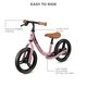 Bicicleta fara pedale Space, Dark Pink, 2 ani+, Kinderkraft 702212