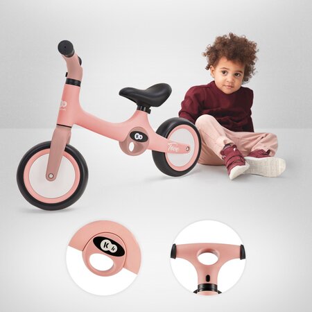 Bicicleta fara pedale Tove, Roz, 18 luni+, Kinderkraft 702227