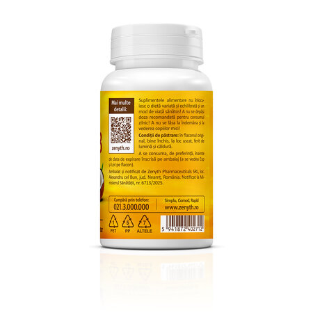 Vitamina D3 cu ulei de cocos, 5000 UI, 60 capsule, Zenyth 771616