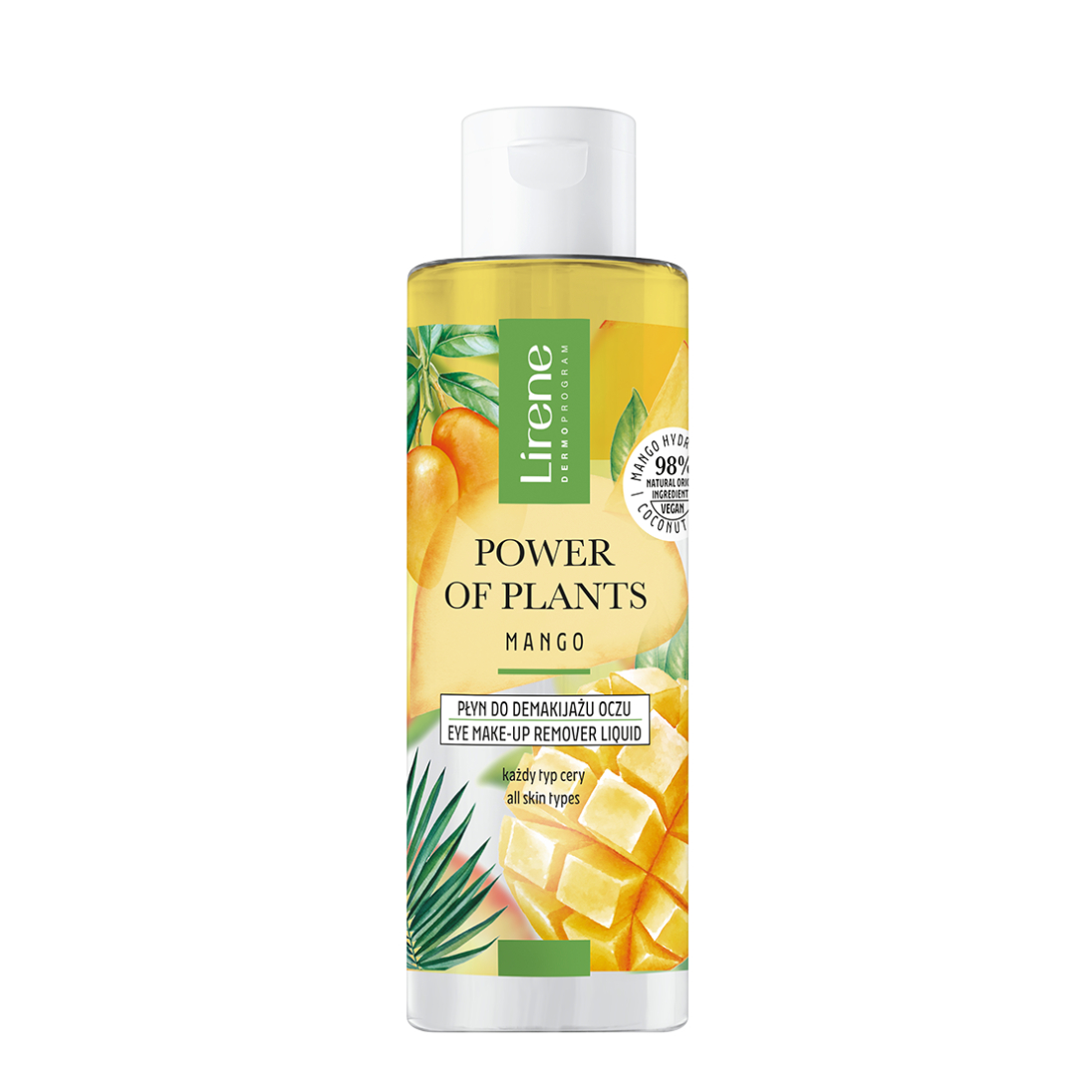 Lichid demachiant pentru zona ochilor Power of Plants, 145 ml, Lirene