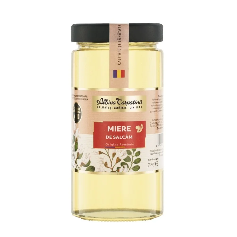 Miere de salcam, 700 g, Albina Carpatina