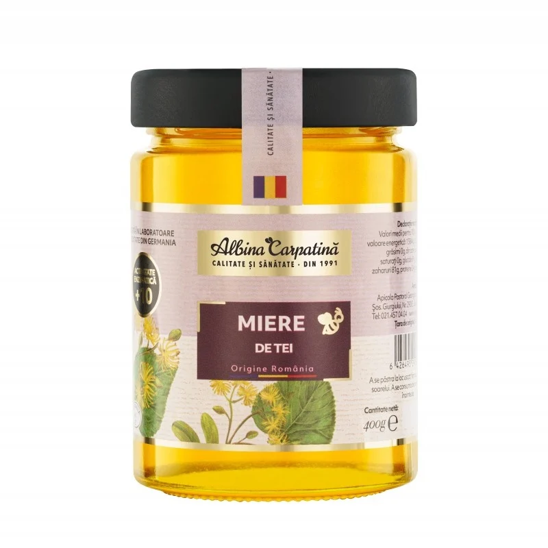 Miere de Tei, 400 g, Albina Carpatina