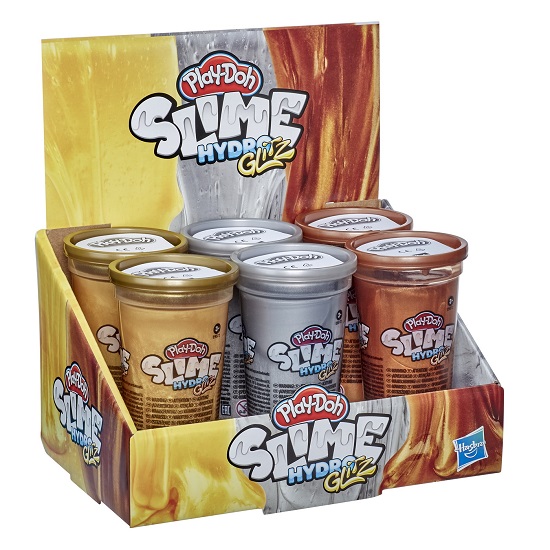 Slime Hydroglitz, Culori Metalice, Water Efect, Play-Doh