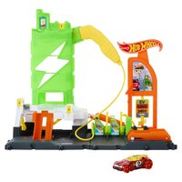 Statie de combustibil EV, 4 ani+, Hot Wheels