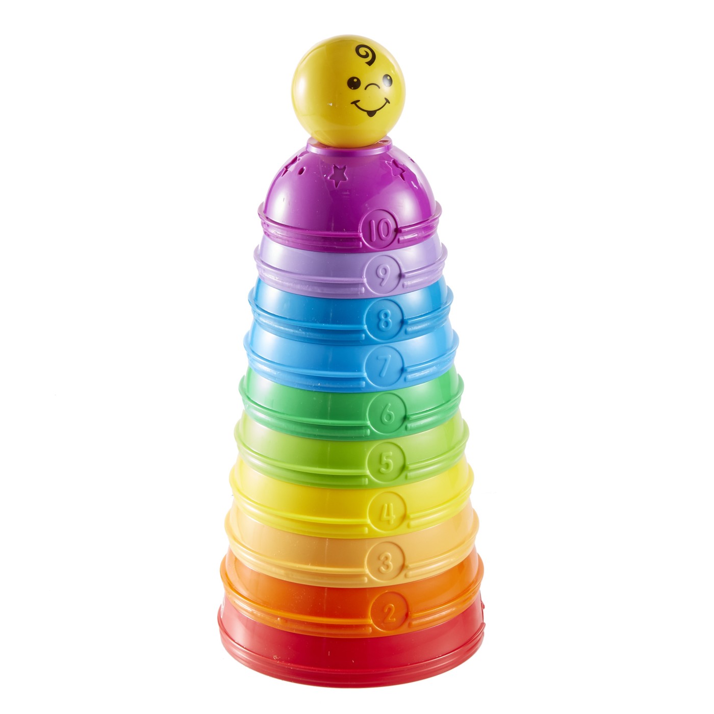 Jucarie interactiva pentru bebelusi Piramida Cupelor, 6 luni+, Fisher Price