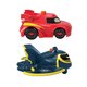 Set cu 2 masinute Light-Up Racers Batwheels, 3 ani+, Fisher Price 702384