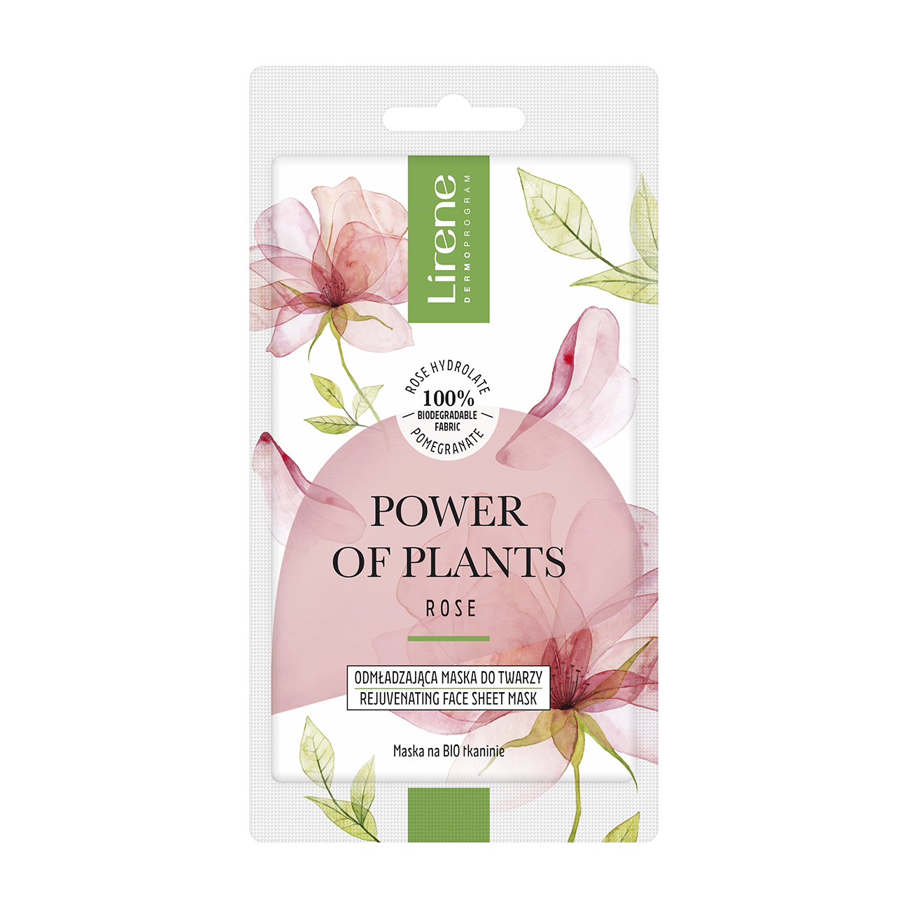 Masca faciala cu efect de intretinere Power of Plants, 1 bucata, Lirene