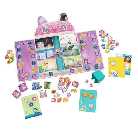 Joc de societate Gabby`s Charming Collection Game, 4 ani+, Gabby's Dollhouse 702455