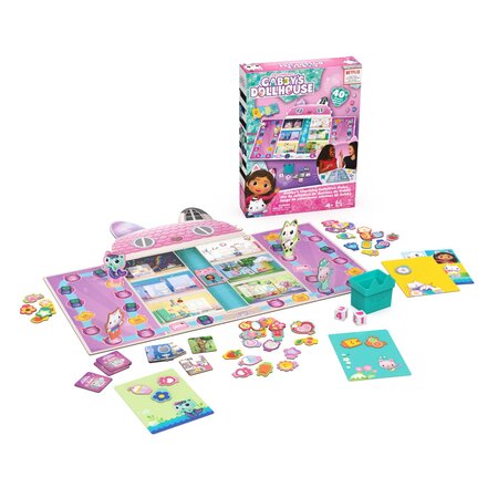 Joc de societate Gabby`s Charming Collection Game, 4 ani+, Gabby's Dollhouse 702456