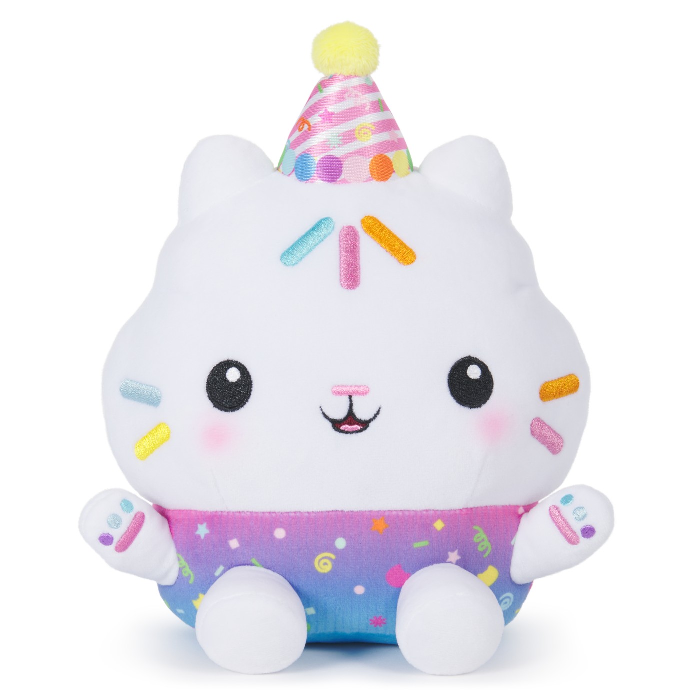 Jucarie plus Sprinkle Party Motanul Briosel, 25 cm, 3 ani+, Gabby's Dollhouse