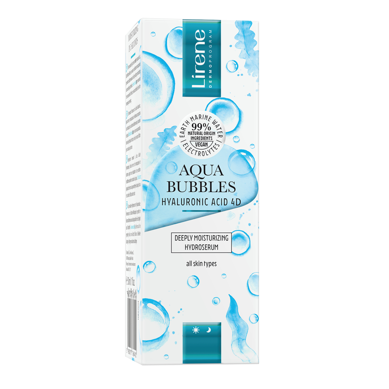 Hidroser cu acid hialuronic Aqua Bubbles, 30 ml, Lirene