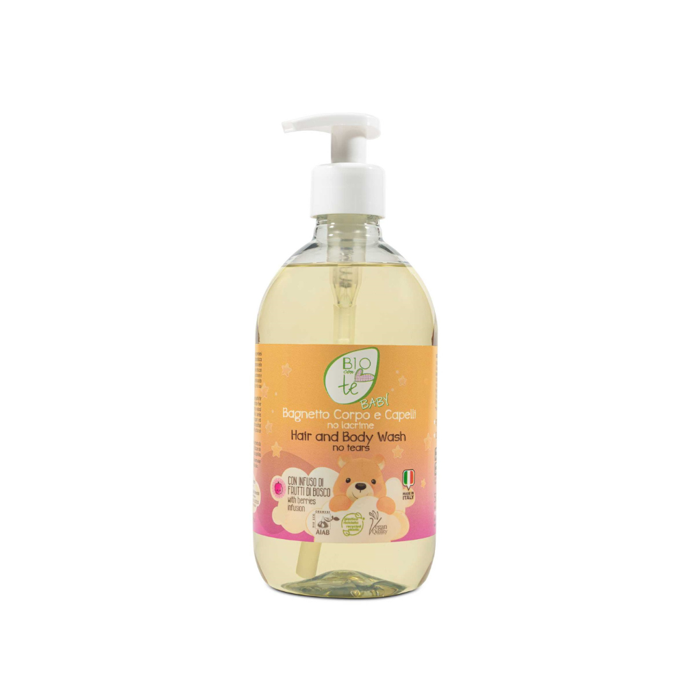 Sapun lichid Bio cu fructe de padure Baby, 300 ml, Bioconte