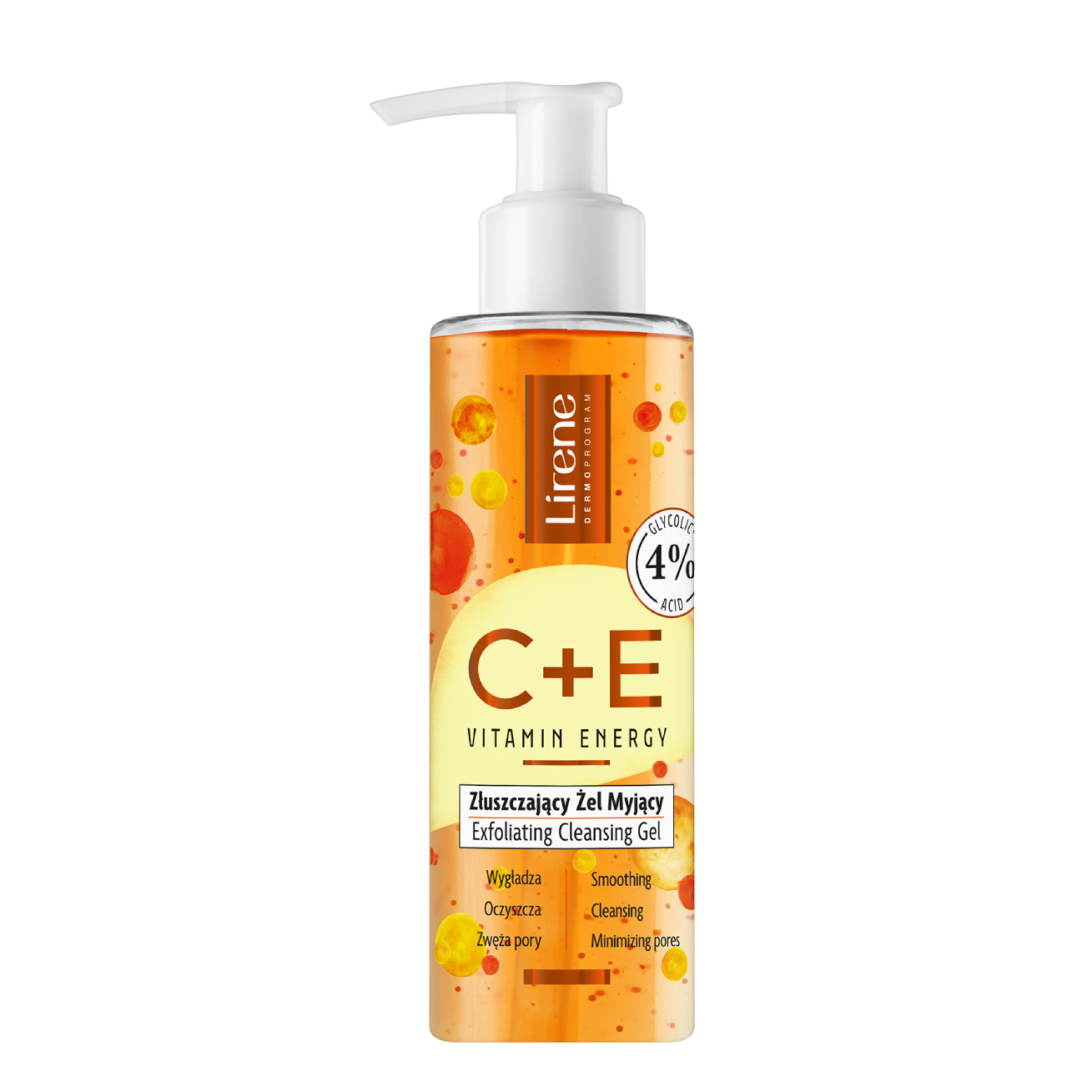 Gel exfoliant pentru curatare faciala C+E Pro, 150 ml, Lirene