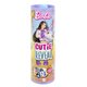 Papusa Cutie Reveal, Zebra cu dungi curcubeu, 3 ani+, Barbie 702546