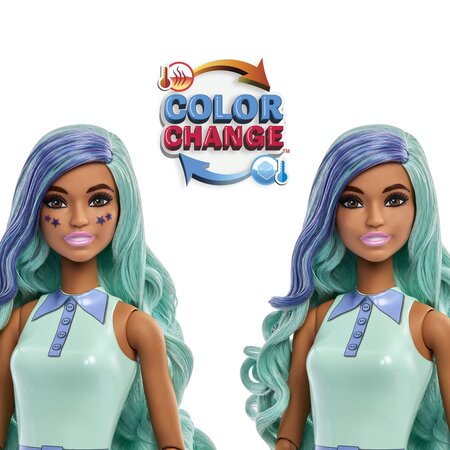Papusa Pop Reveal, Bubble Tea Green Tea, 3 ani+, Barbie 702567