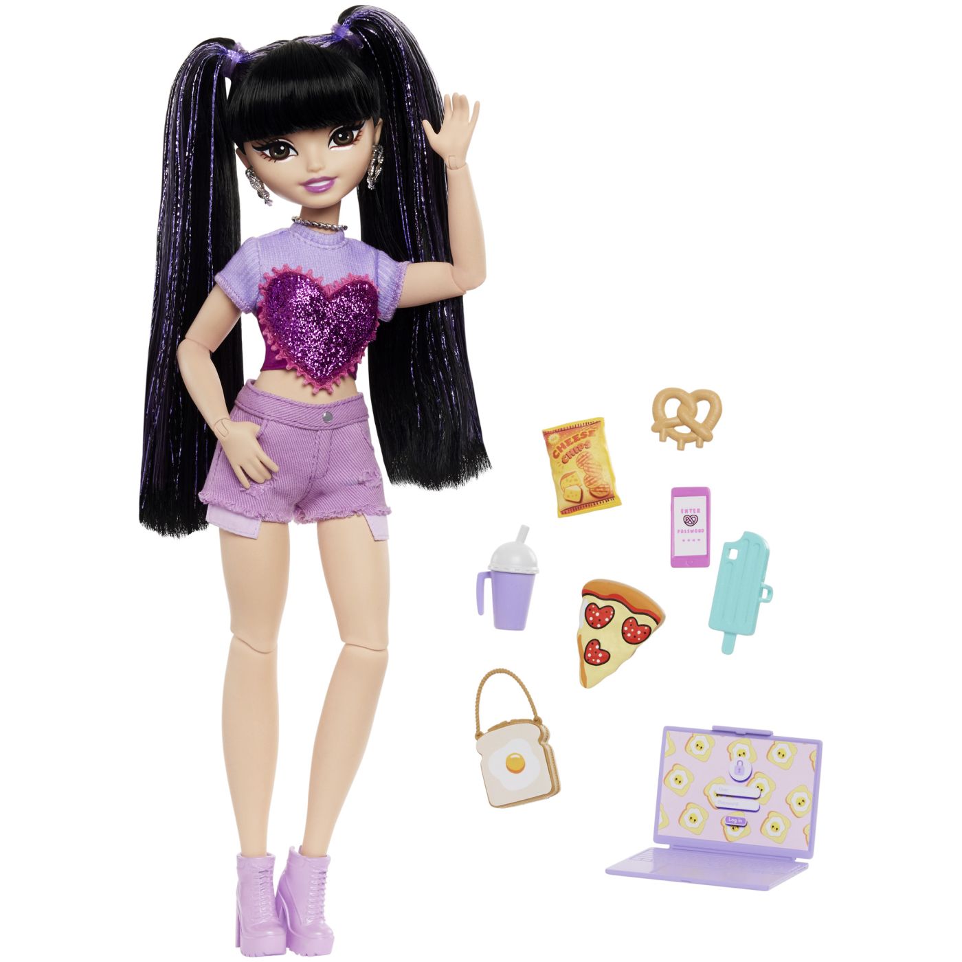 Papusa Dream Besties, 4 ani+, Renee, Vlogger de Calatorii si Gastronomie, Barbie