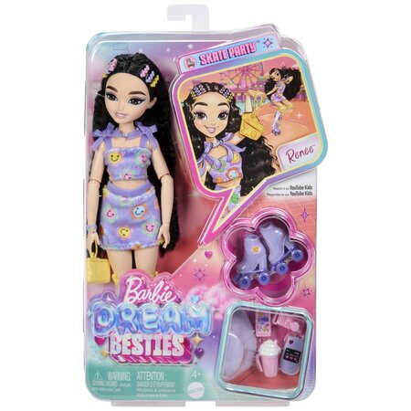 Papusa Dream Besties, Renne, Skate Party, 4 ani+, Barbie 702586