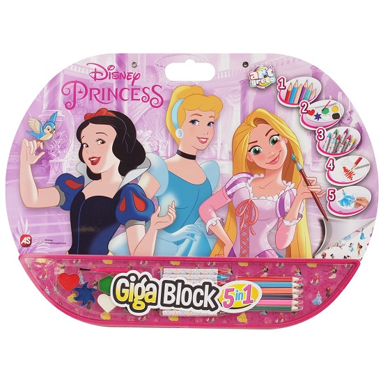 Set pentru desen 5 in 1, Princess, Disney