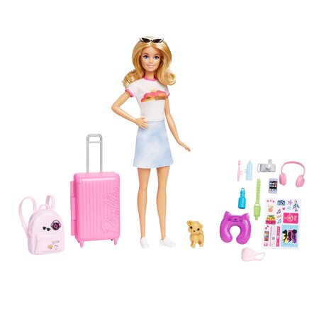 Papusa Malibu in calatorie, 3 ani+, Barbie 702609
