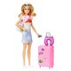 Papusa Malibu in calatorie, 3 ani+, Barbie 702611
