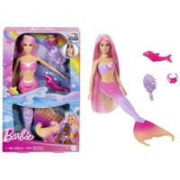 Papusa Sirena Color Change, 3 ani+, Barbie