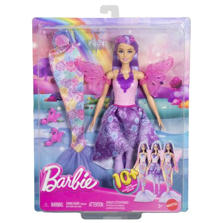 Papusa Zana Sirena Fantasy, 3 ani+, Barbie 702631