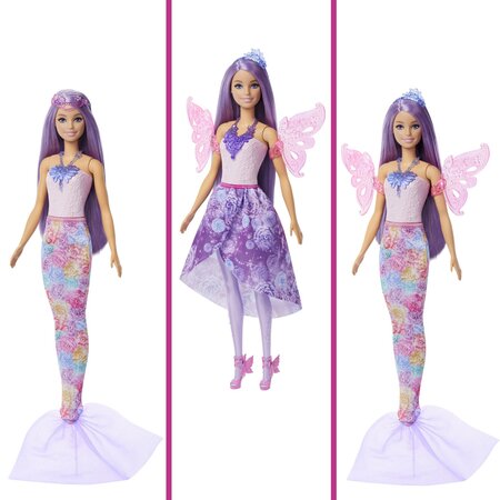 Papusa Zana Sirena Fantasy, 3 ani+, Barbie 702630