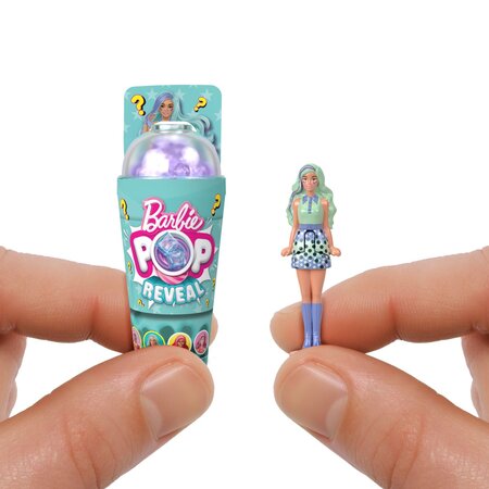 Papusa Mini BarbieLand Pop Reveal, 4 cm, 4 ani+, Barbie 702638