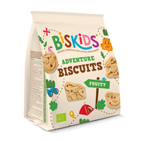 Biscuiti Bio cu fructe Aventura Biskids, 100 g, Belkorn