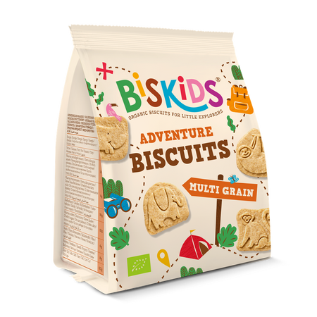 Biscuiti Bio cu cereale Biskids, 100 g, Belkorn
