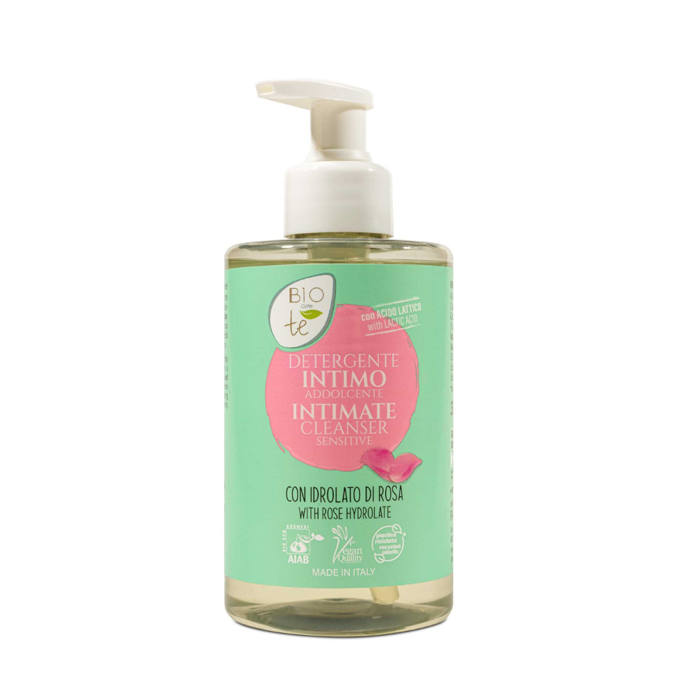 Gel Bio  pentru igiena intima cu hidrolat de trandafir damasc, 300 ml, Bioconte