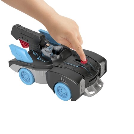 Vehicul cu Figurina Bat-Tech Batmobil Imaginext DC Super Friends, 3 ani+, Fisher Price 702724