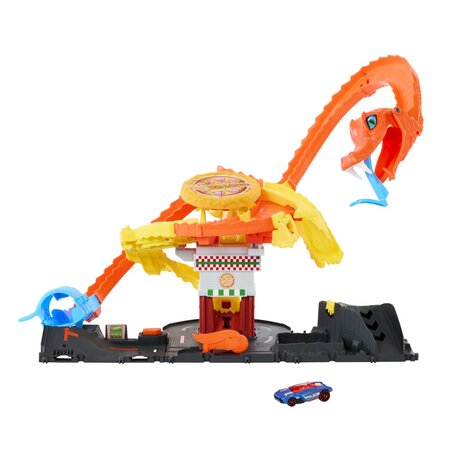Set de joaca Pizzerie si Cobra, 3 ani+, Hot Wheels 702739