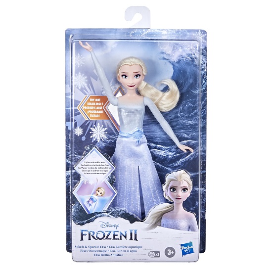 Papusa Elsa inoata si lumineaza, Frozen II, Disney